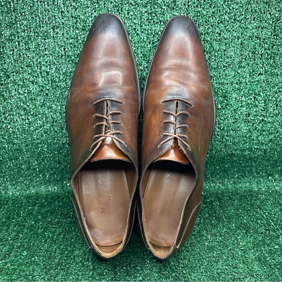 Mezlan 1968 Brown Leather Almond Toe Oxford Shoes Size 12 M main image 13